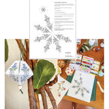 "flowerflakes" printable paper lantern ornament