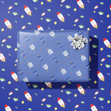 Space Cowgirl Gift Wrap Sheet-Double Sided