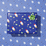 Space Cowgirl Gift Wrap Sheet-Double Sided