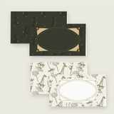 Spooky Blooms Folded Place Card Set