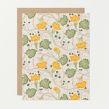 Squash Blossoms A2 Greeting Card
