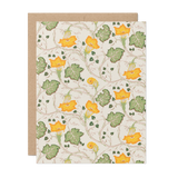Squash Blossoms A2 Greeting Card