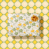 Squash Blossom Gift Wrap Sheet - Double Sided