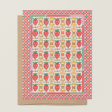 Strawberry Candy A2 Greeting Card