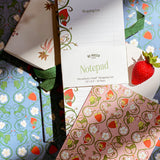 Strawberry Swirl A2 Greeting Card