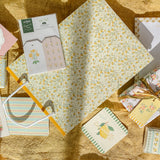 Limoncello Florals Gift Wrap Sheet - Double Sided