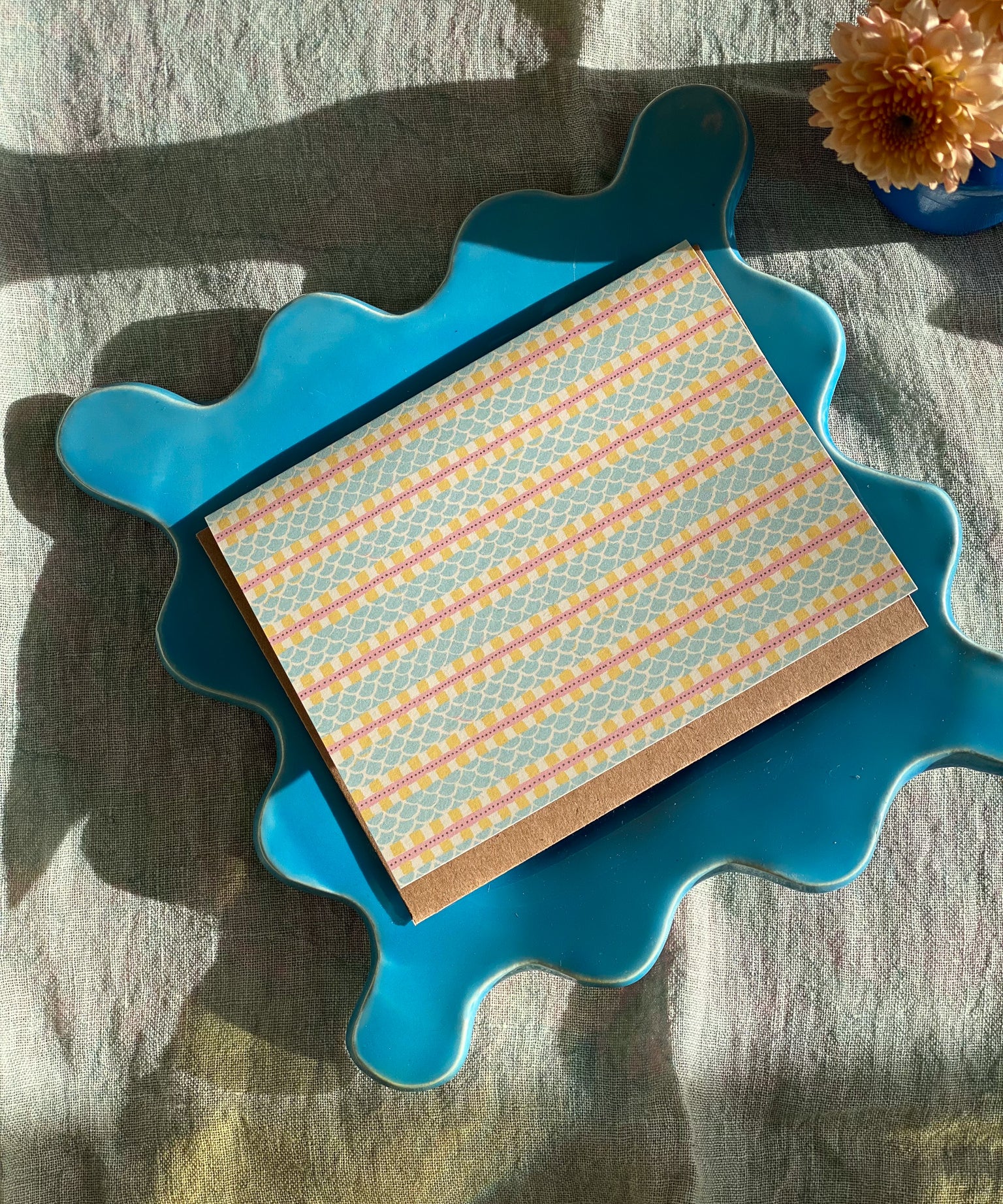 Summer Swimming Lanes A2 Greeting Card