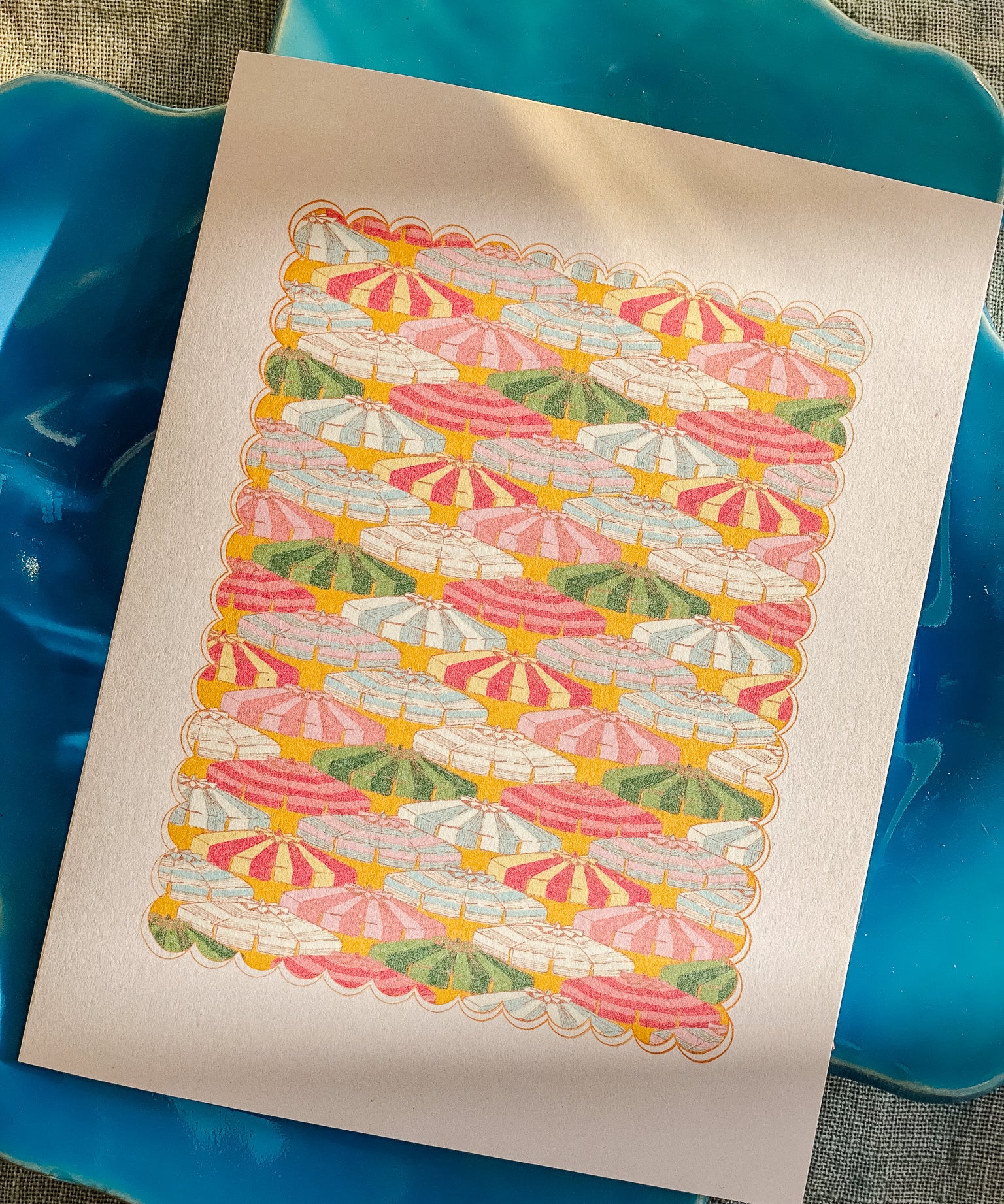 Sunbrellas A2 Greeting Card