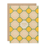Sunflower Lace Thank You A2 Greeting Card
