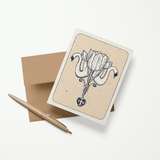 Swan Song A2 Greeting Card