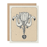 Swan Song A2 Greeting Card