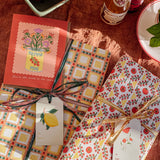 Tomato Ravioli Gift Wrap Sheet - Double Sided