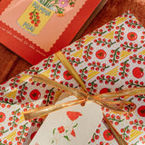 Tomato Ravioli Gift Wrap Sheet - Double Sided