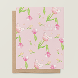 Tulips Birthday A2 Greeting Card