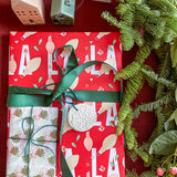 Vintage Vacation Gift Wrap Sheet-Double Sided