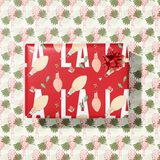 Vintage Vacation Gift Wrap Sheet-Double Sided