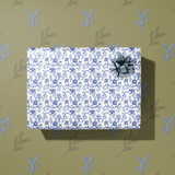 Winter Blues Gift Wrap Sheet-Double Sided