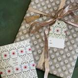 Fleurisle Frost Gift Wrap Sheet-Double Sided