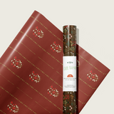 Yulefleurs Gift Wrap Sheet-Double Sided