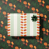 Zinnia Gift Wrap Sheet-Double Sided