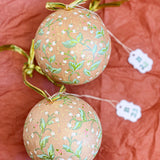 Ball Ornament Gold Snowberry (1/2)