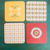 Carnivaliday Coaster Set-Double Sided