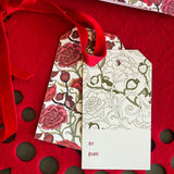 Carnation Pomegranate Gift Tags