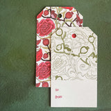 Carnation Pomegranate Gift Tags