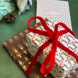 Cocoa Berry Gift Wrap Sheet-Double Sided