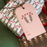 Cocoa Berry Gift Wrap Sheet-Double Sided