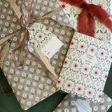 Fleurisle Frost Gift Wrap Sheet-Double Sided