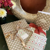 Fleurisle Frost Gift Wrap Sheet-Double Sided