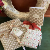 Fleurisle Frost Gift Wrap Sheet-Double Sided