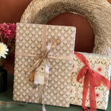 Fleurisle Frost Gift Wrap Sheet-Double Sided