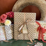 Fleurisle Frost Gift Wrap Sheet-Double Sided