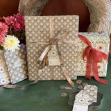 Fleurisle Frost Gift Wrap Sheet-Double Sided