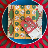 Harlequin Gift Wrap Sheet-Double Sided