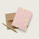 Lemon Poppy Birthday A2 Greeting Card