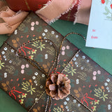 Yulefleurs Gift Wrap Sheet-Double Sided
